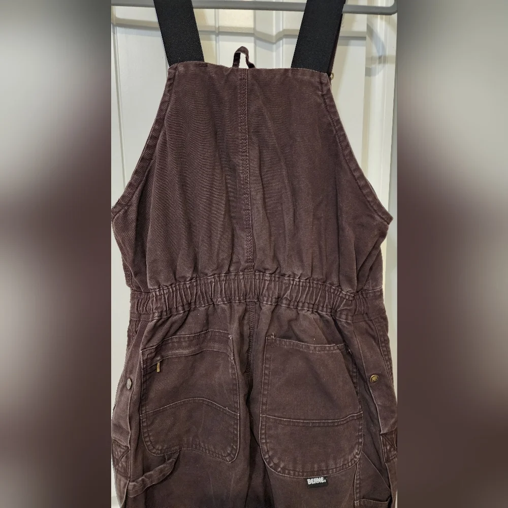 Berne Insulated Brown Overalls women’s Medium - Picture 4 of 16